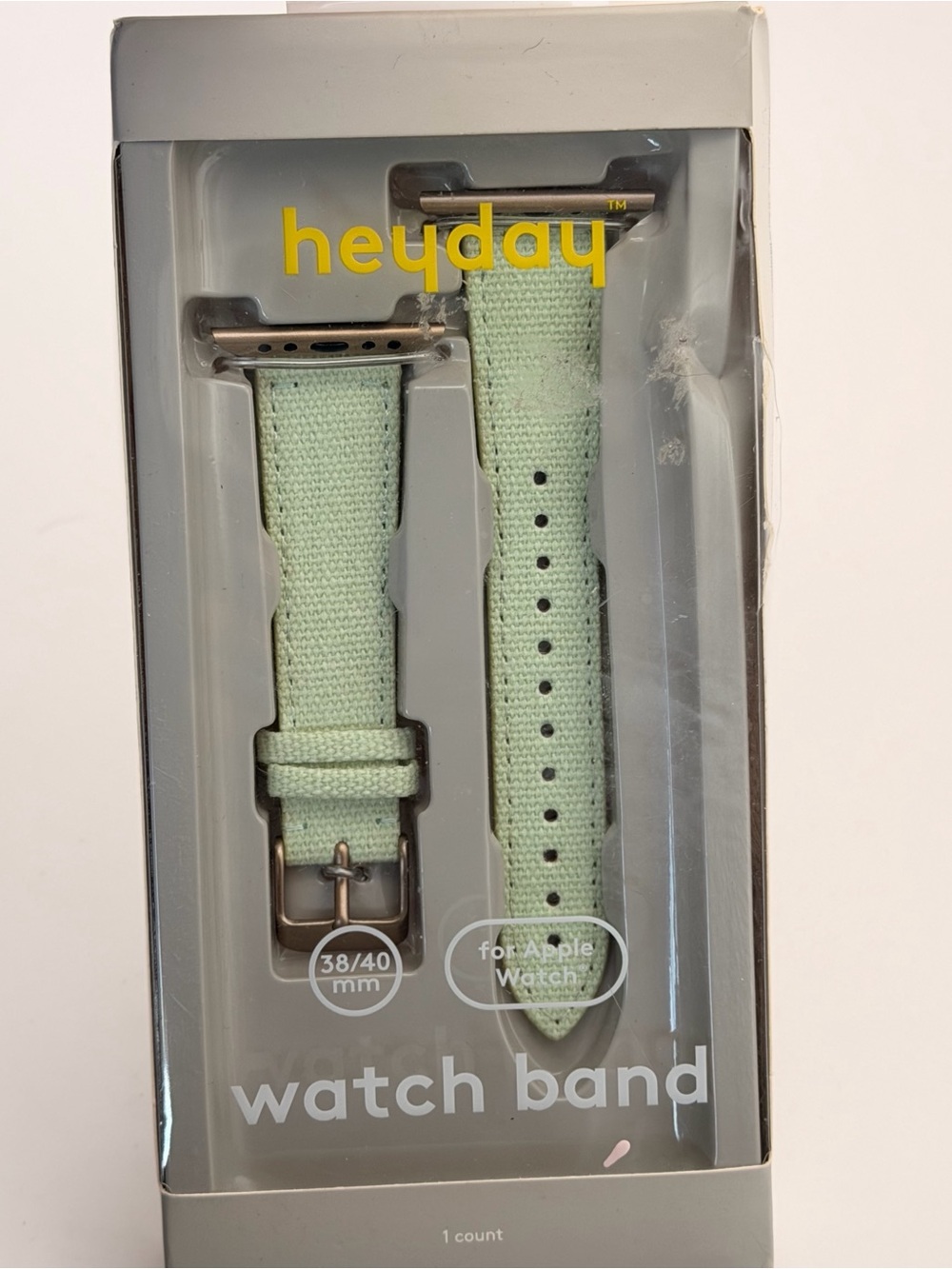 Apple Watch Heyday light green cloth band, 38 – 40–41 mm, New